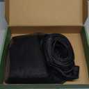 Upgraded Magnetic Screen Door, Heavy Duty Fiberglass Mesh, Quick Close Full Strip Magnets, Door Screen Magnetic Closure for Single Door Size 34 x 82 Inch, Screen Door Size 36 x 84 Inch Black