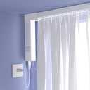 WiFi Smart Curtain Track, Electric Curtains with Remote Compatible with Alexa & Google Home, Tuya App Control, Motorized Track for Automatic Curtains (2.1M (82.6inch))