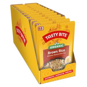 Tasty Bite Organic Brown Rice, 8.8 Ounce (Pack of 12) (EXP 08/01/26)