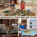 LovesTown 200PCS Army Men Toy Soldiers, Classic Military Toys for Kids 3+, School Projects, Dioramas & History Lessons, Stocking Stuffers, Holiday & Birthday Gifts for Boys
