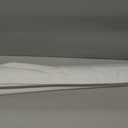 UNISHADES no Drill Cordless Roman Shades for Windows, 35" W 64" H - 100% Blackout - Linen - Mist White