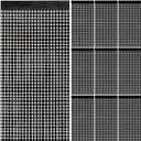 Square Tinsel Curtain Party Backdrop - 10pcs Glitter Foil Fringe Curtain Party Decor Black Photo Booth Backdrop Streamers for Halloween, Christmas, Birthday, Graduation, Wedding Party Decorations