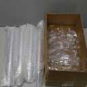 FOCUSLINE 100 Pack 4.5 Oz Plastic Champagne Flutes, Clear Plastic Champagne Glasses, Disposable Toasting Glasses Recyclable Cups for Wedding Party