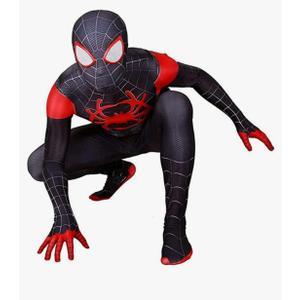 Adult Superhero Costume Spandex Jumpsuit Halloween Cosplay Bodysuit 3D Style Mask Suit, XL