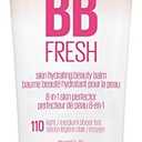 Maybelline Dream Fresh Skin Hydrating BB cream, 8-in-1 Skin Perfecting Beauty Balm with Broad Spectrum SPF 30, Sheer Tint Coverage, Oil-Free, Light/Medium, 1 Fl Oz