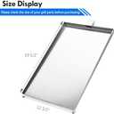 SUB025 Drip Tray Replacement Parts for Traeger Tailgater 20 Drip Pan TFB30KLF TFB29PLB TFB29LZA BBQ055 TFB30LZAC Jr Elite Bronson 20 Grease Tray Stainless Steel Drip Plates Smoker Grill Accessories