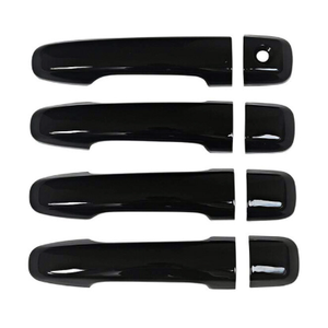 4pcs For 2010-2024 Toyota 4 Runner 4D Door Handle Covers W/O Smart KH Gloss Black
