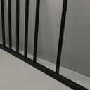 Superior Aluminum Railing Kit | Deck, Porch & Balcony Railing for Outdoor Use  Level, 36" H x 4'W, Black