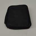 Travel Jewelry Organizer Case,Jewelry Bags for Traveling, Jewelry Binder with 24 Pcs Clear Zipper Velvet Pouches for Storing Earrings, Rings, Necklace, Bracelet, Watch (Black)