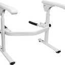 FSA/HSA Eligible - Toilet Safety Rails (350 lb) - Adjustable Toilet Safety Frame & Rails, Toilet Safety Rail for Elderly Adults, Toilet Handles for Seniors, Toilet Bars for Elderly & Handicap (Aluminium)