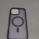 SUPFINE Magnetic for iPhone 16 Pro Max Case(Compatible with MagSafe)(Military Grade Drop Protection) Slim Translucent Matte Shockproof with Anti-Fingerprint Phone Case,Dark Purple