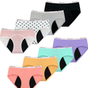 Teens Girls Period Underwear Kids Period Panties Menstrual Leakproof Protective Underwear Size XXL