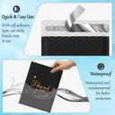 Thank You Bubble Mailers 6x10'' 25 Pack, Self Sealing Padded Envelopes, Strong Adhesion Bubble Envelopes, Waterproof Mailing Envelopes, Cushioning Shipping Envelopes - Black