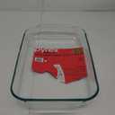 Pyrex Bakeware 4.8 Quart Oblong Baking Dish, Clear