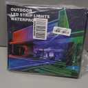 FBZ 100Ft Outdoor Waterproof LED Strip Lights,Music Sync RGB IP65 Led Lights with App Control and Remote,Color Changing Waterproof Led Rope Lights for Outdoor,Balcony,Roof,Garden,Stairs Party