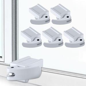 5 Pack Sliding Window Locks, Diecast, 1-3/16 Inch Short Version