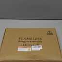 8 Packs Flameless Candles, Battery Operated with Remote, Arcylic LED Flickering Candles, Realistic Dancing Flame Pillar Candles for Home, Wedding, Christmas Party D2.2 (Grey)