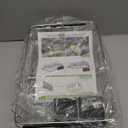 Over the Sink Expandable Dish Drainer Drying Rack In Stainless Steel for Small Kitchen, Counter Space Saving Modern Compact Metal Above Plate Dryer Strainer, Adjustable Hanging Inside Drain Holder (Silver)