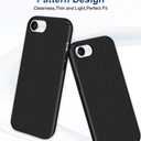 Jusy Compatible with Magsafe Phone Case for iPhone 13/14, Minimalist Design iPhone Cover with Wireless Charging（Matte） - Black