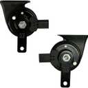 12V Waterproof Horn 110-125db High/Low Tone for A1 A3 Polo Golf Vehicles (1 high and 1 low tone car horns)