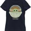 Star Wars Girls Star Wars: Mandalorian The Child Cute Bassinet Girls Short Sleeve Tee Shirt M