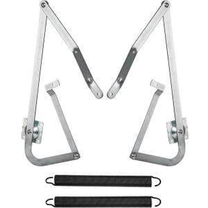 55-2 Attic Ladder Hinge Arms with Springs Replacement Kit Compatible with Werner Mk5, WU2210, W2208, W2210 Attic Ladders Parts, Fits for Werner Attic Ladders Manufactured After 2010