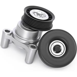 39083 Belt Tensioner and Idler Pulley Assembly, for Chevy Silverado 1500 2009-2013, for GMC Sierra 1500/2500 HD 2010-2013, for Cadillac Escalade 2009-2014, for Hummer H2 2009, V8 6.2L/6.0L/5.3L/4.8L