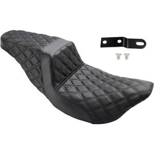 Artudatech Rider Passenger Seat Front Rear Cushion Black For Harley-Davidson Street Glide EFI FLHX 2008-2023, For Harley Road Glide Special FLTRXS 2015-2023 Road King Special FLHRXS 2017-2023