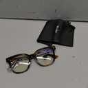 Miyya Oversized Blue Light Glasses For Woman, Fashion Computer Screen Glasses, Non Prescription Eyeglasses For Women (*Tortoiseshell)