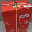 Christmas Snow Globe Lantern Water Glittering 10'' Cardinal with Music & Timer, USB Lined/Battery Operated Lighted Lantern for Christmas Festival Decoration Gifts