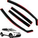 Window Visors Rain Guards FIT 2013–2018 Toyota RAV4 – in-Channel Vent Deflectors 4PC Set All-Weather