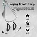 Clamp Lamp Light with Detachable 5.5 Inch Aluminum Reflector, 60 Watt E26 Socket (No Bulb Included), 6 Foot 18/2 SPT-2 Cord Cord, 2 Pack