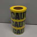 Premium Yellow Caution Tape Roll, 3 inch x 1000 feet, Ideal Use for Danger/Hazardous Areas/Crime Scene Halloween Party Decorations (3-Pack)