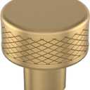 Amerock Bronx 1-1/4 inch (32mm) Diameter Champagne Bronze Cabinet Knob, BP36554CZ
