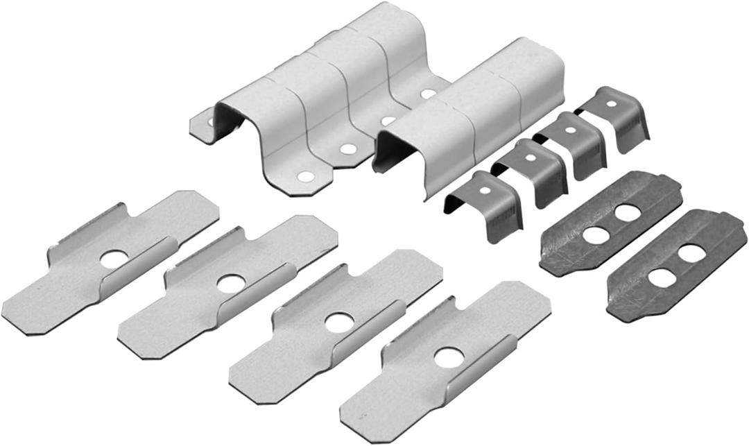 Legrand Wiremold BWH-9-10-11 Metal Raceway for Extending Power, 700 Series, Accessory Pack with Mounting Clips, Straps, and Fittings, White (1 Pack)