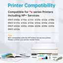 68XL 68e Ink Cartridges Black x1 Compatible for HP 68XL 68e 68 Ink, High Yield 730 Pages Work for Envy 6555e 6155e 6552e 6558e 6152e 6165e 6100e 6500e 6110e 6120e 6130e Printers