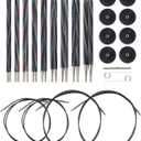 Knit Picks Options Square Wood Interchangeable Knitting Needle Set - US 4-11 (Foursquare)