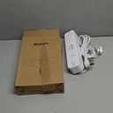 PD30W Desk Clamp Power Strip, Desktop Mount Surge Protector, Fast Charging Station, 5Ft Extension Cord Desk Edge Mount Shelf with 4 Outlets 4 USB Ports (2 USB C), Home Office Accessories Essentials (White)