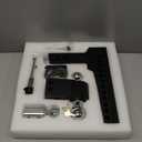 VNN Adjustable 10 Inch Drop Hitch 2.5 Inch Receiver - Interchangeable 3 Solid Ball Mount 1-7/8", 2", 2-5/16"(18,500 LBS GTW), Heavy Duty Aluminum Trailer Hitch with Pads and Locking Sets