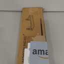 Danpoo Clear Tempered Glass Wall Shelf, Wall-Mounted Organizer for Bathroom, Kitchen(Matte Silver)