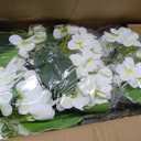 4FT White Hydrangea Artificial Flowers Tree Large Real Touch Faux Silk Hydrangea Plants Potted Fake Flower in White Pot for Home Indoor Outdoor Front Porch Garden Entrance Living Room Decor, 2 Pack