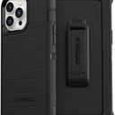 Amazon.com: OtterBox iPhone 13 Pro Max & iPhone 12 Pro Max Defender Series Case - Black, Rugged & Durable, with Port Protection, Includes Holster Clip Kickstand : Cell Phones & Accessories