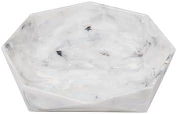 Soap Dispenser Pump Bottle, Hand Soap Dispenser, Dish Soap Dispenser, Kitchen, Bathroom, Refillable, Marble Design, Plastic, White