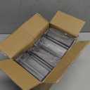 Floroom 12 Pack 5x7 Inch Clear Acrylic Sign Holders, Double-Sided Black Display Stand Picture Frames for Table Numbers, Menus, Flyers, Weddings, and Offices,Black, 5" x 7"- 12 Pack