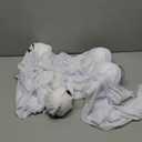 4 Pack Halloween Hanging Ghost Decorations, 27.5" Light Up Spooky Floating Ghosts with Blue LED, Outdoor & Indoor Haunted House, Porch, Yard, Party Decor, Patio Lawn Garden