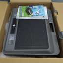 Upgraded Zigma Solar Powered Robotic Pool Skimmer Surface Cleaner Dual Charging Options Smart Obstacle Avoidance 12 Hours Continuous Cleaning Ideal for Above Ground Pool