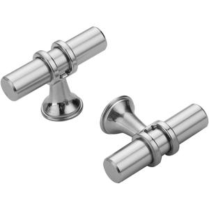 Haliwu 10 Pack Brushed Nickel T-bar Cabinet Knobs, Kitchen Cabinet Knobs and Drawer Pulls