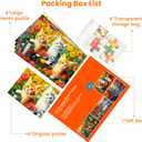 4 Packs 36 Large Piece Puzzle for Seniors - Dementia Puzzles for Elderly Adults,Alzheimers Puzzles Memory Cognitive Games for Elderly Seniors with 4 Storage Bags, 36 Large Piece, 11.5 x 7.5 inches