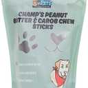 Crunchy Treats (5 Sticks, Peanut Butter and Carob) (1 Count (Pack of 1))