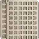 Beasea Square Mini Brownie Bite Pan, 2 Pack 48 Mini Small Tiny Cup All Edges Non Stick Square Cupcake Baking Sheet Tin Tray Carbon Steel Bakeware Individual Muffin Baking Pan - Gold